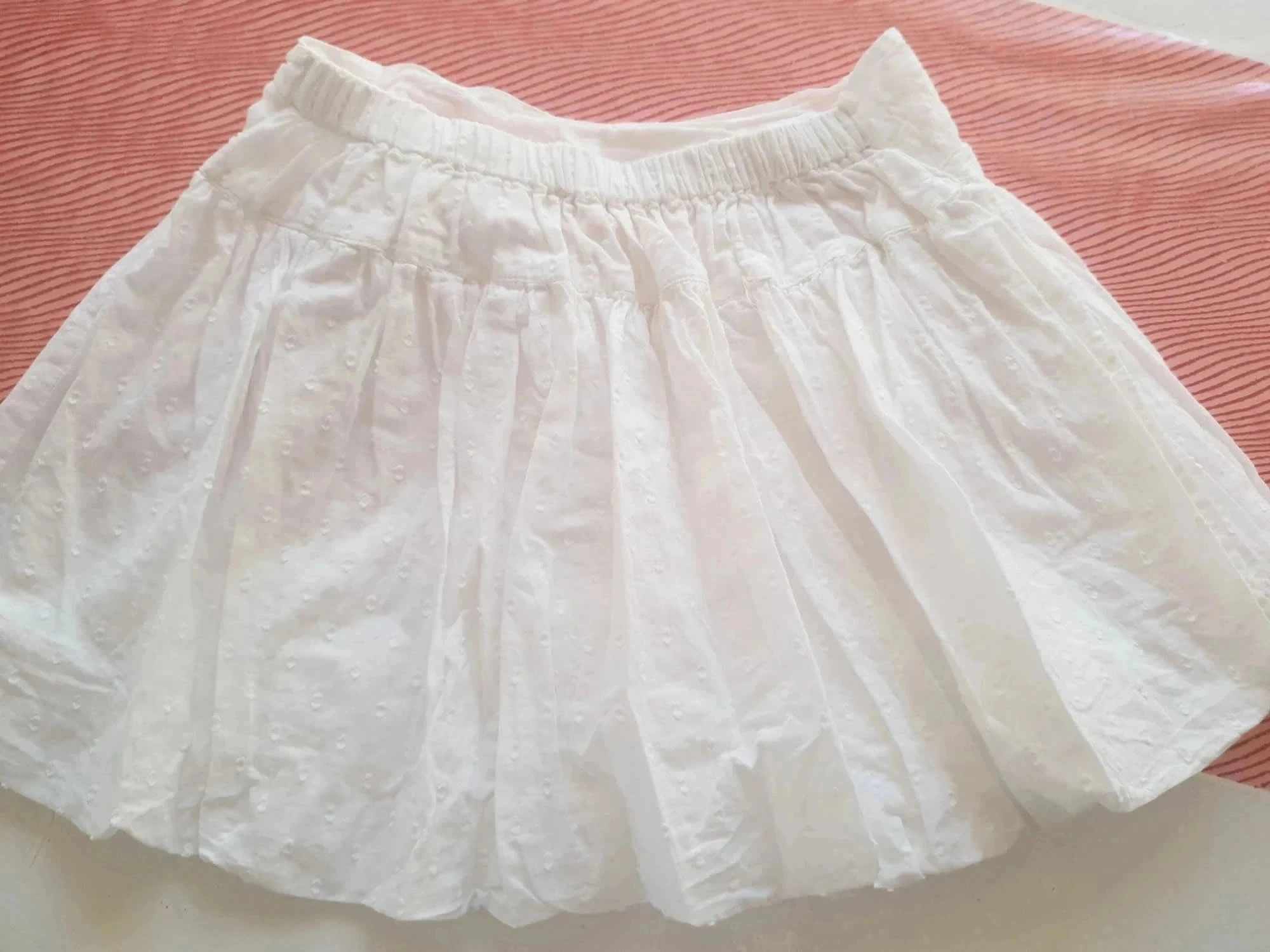 Witte wijde rok 6 jaar – photo 2